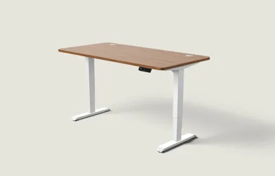 Desktronic HomePro bureau Wit / Walnoot / 160x80 cm