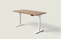 Desktronic HomePro bureau Wit / Walnoot / 160x80 cm