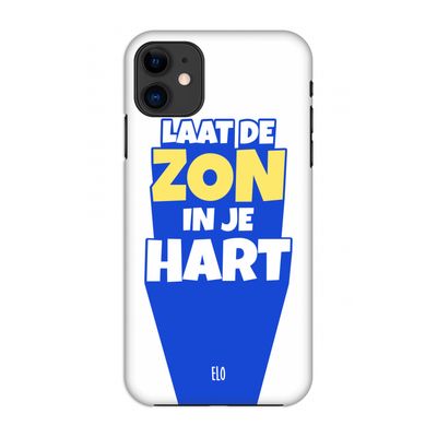 Laat de zon in je hart: Volledig geprint iPhone 11 Hoesje
