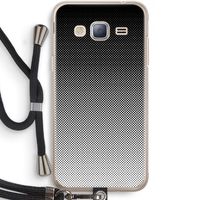 Musketon Halftone: Samsung Galaxy J3 (2016) Transparant Hoesje met koord