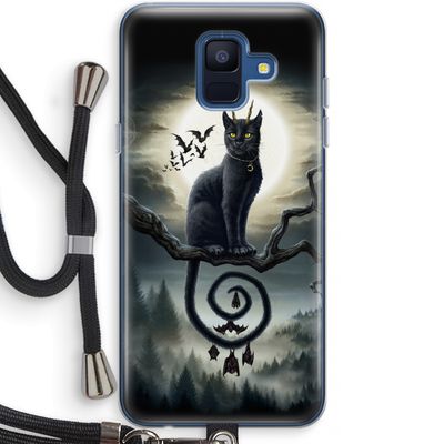 Moonlight Companions: Samsung Galaxy A6 (2018) Transparant Hoesje met koord