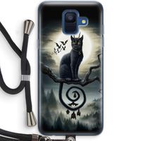 Moonlight Companions: Samsung Galaxy A6 (2018) Transparant Hoesje met koord