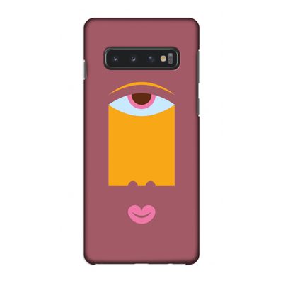 Mono V: Samsung Galaxy S10 4G Volledig Geprint Hoesje