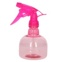 Waterverstuivers/sprayflessen roze 330 ml - Waterverstuivers