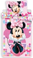 Disney Minnie Mouse Dekbedovertrek Stippen - Eenpersoons - 140 x 200 cm - Polyester - thumbnail
