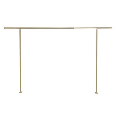 Tafelklem/tafelhaak - goud - metaal - verstelbaar - 120-180 x 3,7 x 106 cm