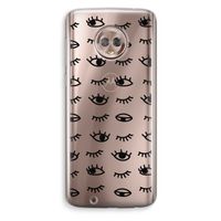 Eye pattern #2: Motorola Moto G6 Transparant Hoesje