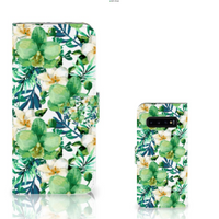 Samsung Galaxy S10 Plus Hoesje Orchidee Groen - thumbnail