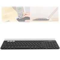 Logitech K780 toetsenbord RF-draadloos + Bluetooth QWERTY US International Zwart, Wit - thumbnail