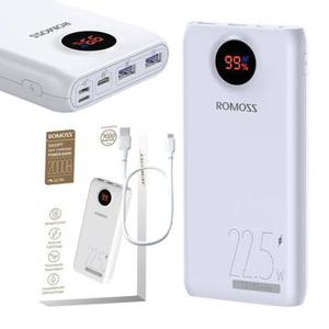 Romoss SW20PF Power Bank 20000mAh/22.5W - USB-C, 2xUSB-A - White