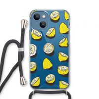 When Life Gives You Lemons...: iPhone 13 mini Transparant Hoesje met koord