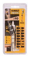 DeWalt Accessoires IMPACT Torsion 10-delige zwenkbare bithouder met schroefbits - DT70518T-QZ - thumbnail