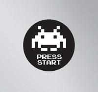 Space Invader Laptopsticker - thumbnail