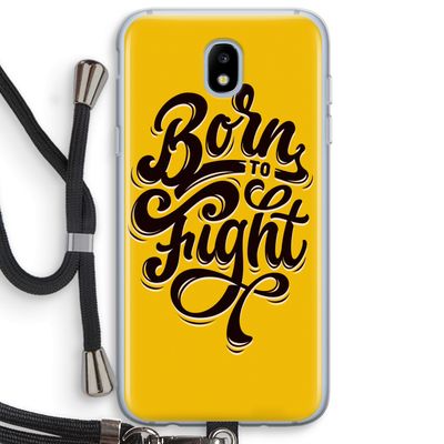 Born to Fight: Samsung Galaxy J5 (2017) Transparant Hoesje met koord
