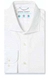 Pierre Cardin Tailored Fit Overhemd wit, Effen