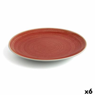 Dinerbord Ariane Terra Rood Keramisch Ø 31 cm (6 Stuks)