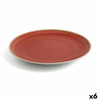 Dinerbord Ariane Terra Rood Keramisch Ø 31 cm (6 Stuks)