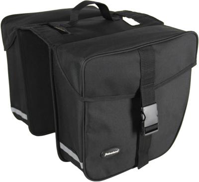 Haberland dubbele tas "e-bike m" double bag e-bike m black