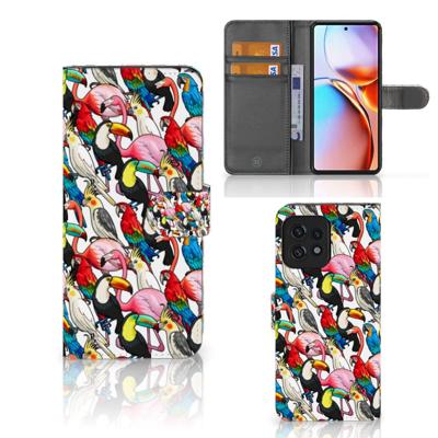 Motorola Edge 40 Pro | Telefoonhoesje | Met pasjeshouder | Birds