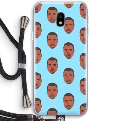 Kanye Call Me?: Samsung Galaxy J3 (2017) Transparant Hoesje met koord