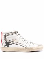 Golden Goose baskets montantes Slide - Blanc