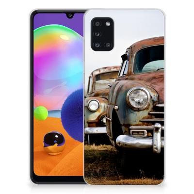 Samsung Galaxy A31 | Siliconen hoesje | met foto Vintage Auto