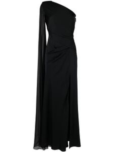 Roland Mouret Asymmetrische maxi-jurk - Zwart