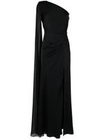 Roland Mouret Asymmetrische maxi-jurk - Zwart - thumbnail