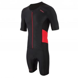 Zone3 Activate trisuit korte mouw zwart/rood heren M