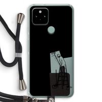 Musketon Painter: Pixel 5 Transparant Hoesje met koord