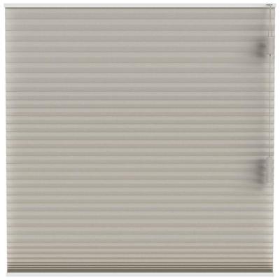 Leen Bakker - Plisségordijn Dubbel 25mm Lichtdoorlatend - (30013) - Polyester - Taupe - 120x10x10 Cm
