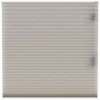 Leen Bakker - Plisségordijn Dubbel 25mm Lichtdoorlatend - (30013) - Polyester - Taupe - 120x10x10 Cm