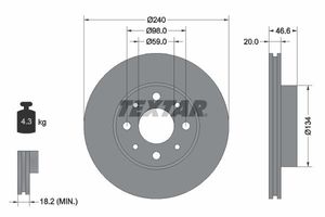 Remschijf 92090300