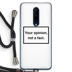 Your opinion: OnePlus 7 Pro Transparant Hoesje met koord