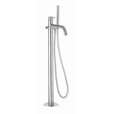 Crosswater 3ONE6 Staande Badkraan - vrijstaand - 90.5cm hoog - staafhanddouche - RVS TS416FS