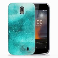 Hoesje maken Nokia 1 Painting Blue - thumbnail