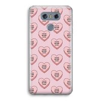 Chicks before dicks: LG G6 Transparant Hoesje