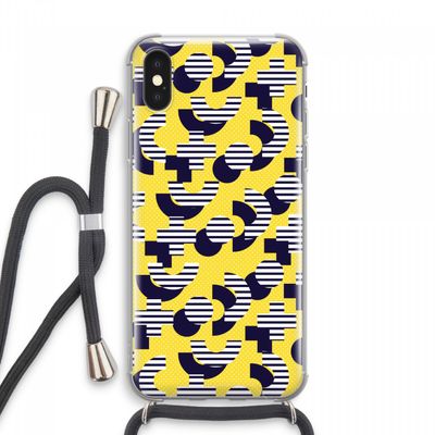 8-bit N°3: iPhone XS Max Transparant Hoesje met koord