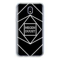 Negenduust geometrisch: Samsung Galaxy J5 (2017) Transparant Hoesje
