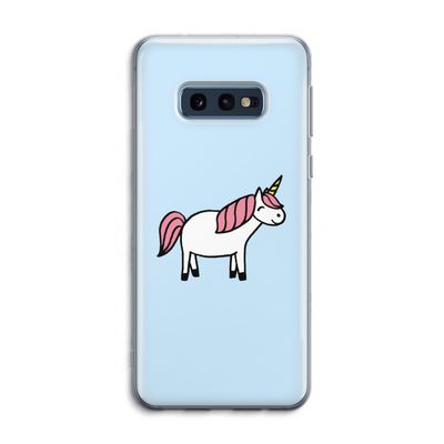Eenhoorn: Samsung Galaxy S10e Transparant Hoesje