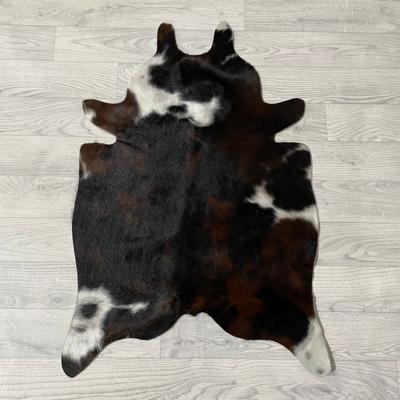 Kleine koeienhuid bruin wit zwart (Normandiër) 90x60cm