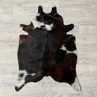 Kleine koeienhuid bruin wit zwart (Normandiër) 90x60cm