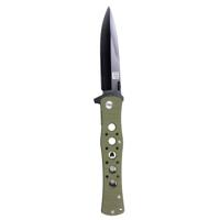 Zakmes - groen - metaal - G10 handvat - inklapbaar - 27,5 cm - survivalmes