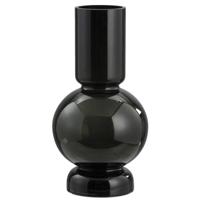 Leen Bakker - Vaas Niro - - 35xØ17 Cm - Glas - Zwart
