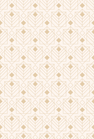 Art déco-patroon vinyl tapijt beige