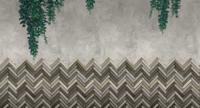 Muance Muance Fotobehang Fishbone bricks - MU12047