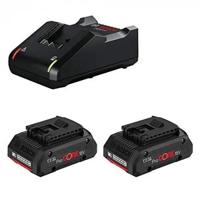 Bosch Professional Starterset 2x Accu 18V 4.0Ah ProCORE18V AMPShare + Lader GAL 18V-40 - 1600A01BA3 Bosch Professional Starterset 2x Accu 18V 4.0Ah ProCORE18V AMPShare + Lader GAL 18V-40 - 1600A01BA3