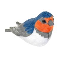 Wild Republic knuffel zwaluw - pluche - 13 cm - knuffeldier - vogel