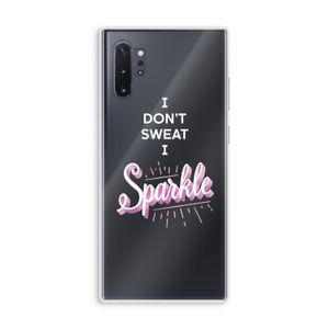 Sparkle quote: Samsung Galaxy Note 10 Plus Transparant Hoesje
