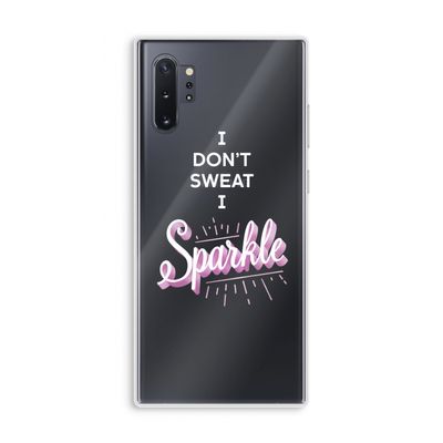 Sparkle quote: Samsung Galaxy Note 10 Plus Transparant Hoesje